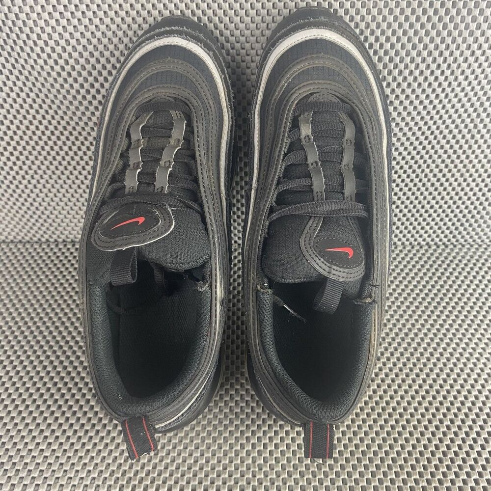 Nike Air Max 97 Sneakers Big Kids Youth 7Y Black White Athletic Lace Up - Picture 9 of 13